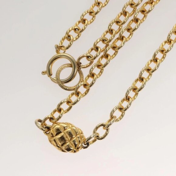 CHANEL Chain Belt metal Gold CC Auth bs25545 main image 14